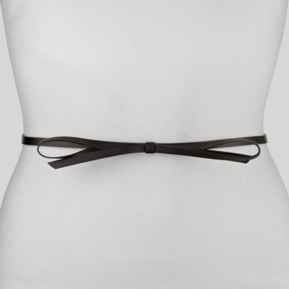 Jason Wu | Accessories | Jason Wu Lil Bow Leather Belt Grey  display picture 1